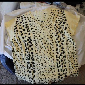 Leopard/Cheetah custom made shirt.